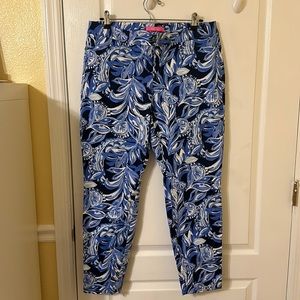 Lilly Pulitzer patterned pants size 14